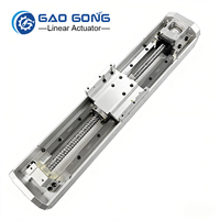 Actionneur linéaire à vis à billes en aluminium haute précision GTH22, répétabilité 0,01 mm, capacité de charge 150 kg, vitesse maximale 2000 mm/s pour CNC