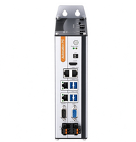 CANGHAN NP-61x3 PC Industri Dinding, 4 Intel I210-AT GbE LAN, 2 Slot Mini PCIe, VGA HDMI Dual Display untuk Visi Mesin