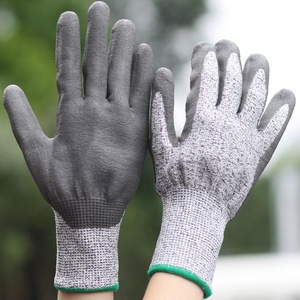 サンプル送料puコーティングされた耐切創性手袋/カットプルーフ手袋/抗切断手袋 - Product Image 3