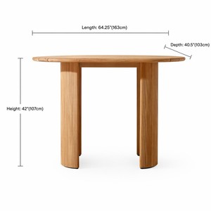 Teak and Rope Outdoor <b>Bar</b> <b>Table</b> Modern Vertical Lineal Garden Counter <b>Table</b> for Villa and Hotel <b>Bar</b> Projects - Product Image 2