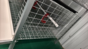 Jaula para Pollos de Acero Galvanizado de 3 Niveles y 2 Puertas, Capacidad para 60 Aves, Resistente a la Oxidación - Product Image 3