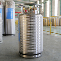 80L 23BAR Bouteille de dewar liquide oxygène azote argon