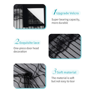 Thiết Kế Hiện Đại Nhà Máy Chống Muỗi Bay Từ Cửa Rèm Tay Giải Phóng Ma Thuật <span class=keywords><strong>Net</strong></span> Polyester Treo Ruồi Muỗi - Product Image 6