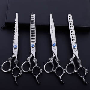 Ciseaux de toilettage pour animaux ChuanBen 7 pouces Double Dragon, outils professionnels de coupe de poils pour chiens et chats - Product Image 2