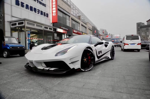 Spoiler Delantero y Trasero de Fibra de Carbono Estilo Misha de Alta Calidad Directo de Fábrica para <span class=keywords><strong>Ferrari</strong></span> <span class=keywords><strong>488</strong></span> - Product Image 5