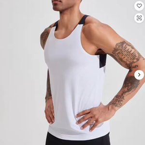 Canotta Sportiva da <span class=keywords><strong>Uomo</strong></span> Casual, Traspirante, ad Asciugatura Rapida, Senza Cuciture |   Rete ad Alta Elasticità |   Schienale Tagliato al Laser |   Palestra per Corsa e Fitness - Product Image 1