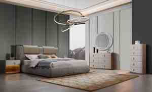 2025 Wholesale High Quality Modern Luxury Model Five Pieces Bedroom Furniture Bedroom Suit Bed King Size - Product Image 2