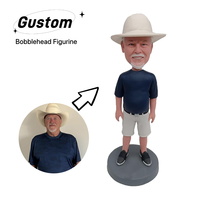 Figurine artisanale en pâte polymère, bobblehead d'enseignant personnalisé – Décoration de classe multi-occasions pour enseignant
