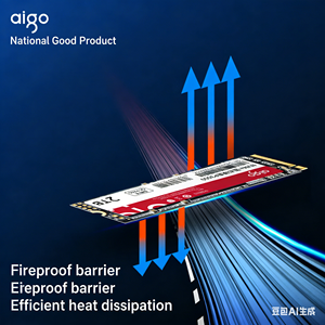 Aigo P3500PCIe 3.0X4 256GB SSD硬盘 M.2接口 NVMe协议 原装TLC 台式机笔记本电脑通用 读取速度3500MB/s - Product Image 3