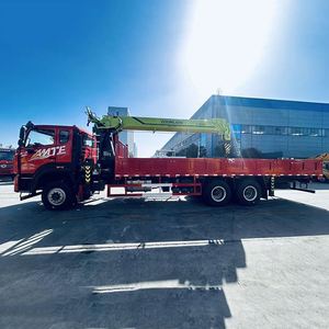 Camion de transport de charges lourdes Sinotruk Mate 6*4, grue à flèche à 5 sections de 14 tonnes, machinerie spéciale pour les travaux d'infrastructure sur les chantiers de construction - Product Image 4