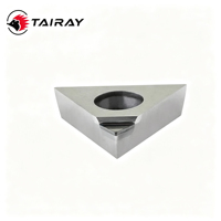 Plaquettes TAIRAY PCD CBN pour outils de tournage extérieur/intérieur, outils de coupe CNC, fraises de tournage TCGW, plaquettes diamantées pour tour CNC