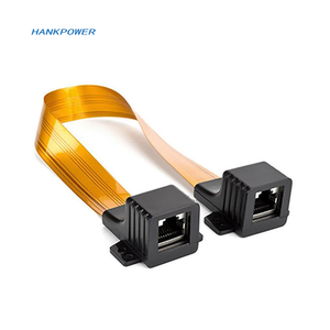 Fil de réseau plat flexible de 0.3m à travers le câble FPC RJ45 Câble <span class=keywords><strong>Ethernet</strong></span> ruban Cat5 ultra mince - Product Image 2