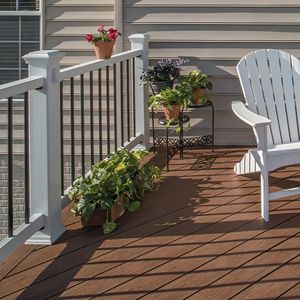 Bordure de finition moderne en WPC pour revêtement mural et terrasse, accessoires de revêtement de <span class=keywords><strong>sol</strong></span> extérieur, étanche et durable, utilisée comme capuchonnage - Product Image 6