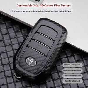 Fundas para Llaves de Toyota Corolla, Levin, Highlander; Carcasas para Llaves de Camry de 8.ª Generación, Yaris, CHR con Acabado Mate - Product Image 2