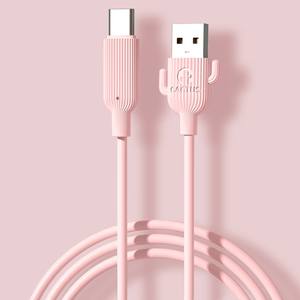 Кабель для быстрой зарядки Hayilai Type-C для IOS и компьютеров с медным проводником и оболочкой из ПВХ - Product Image 1