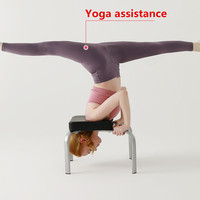 Banc d'inversion pliable réglable en fonte pour yoga et exercices, chaise de sécurité en métal pour la maison, charge maximale 200 kg