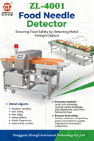 High Sensitivity Food Metal Detector Conveyor Machine for Bakery Bread Cookie Pastry Processing Industry