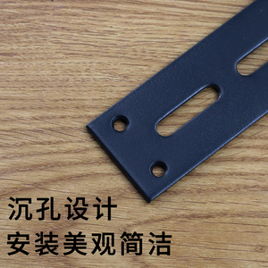 Support d'angle métallique réglable en L, épaissi, connecteur universel pour meubles, quincaillerie pour étagères et plateaux de meubles - Product Image 5