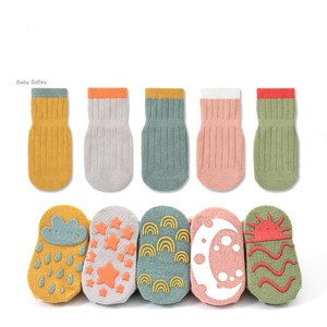 Ingrosso spesso inverno spesso per bambini in cotone 100% da ragazzo in cotone per bambini calzini antiscivolo - Product Image 3
