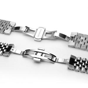 Correa de malla plateada de acero inoxidable para Apple Watch de 38 mm y 42 mm, compatible con las series 8, 7, 6, 5, 4, 3, 2, 1, SE, ISO - Product Image 2