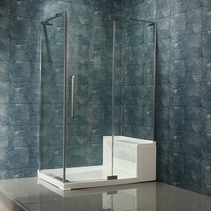 Mamparas de Ducha Ajustables de Vidrio Templado para Cuartos de Ducha Estándar de Australia y Nueva Zelanda - Product Image 2