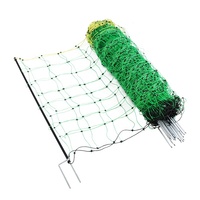 Clôture électrique pour moutons et chèvres avec double pointe, espacement de 15 cm, clôture de ferme en plastique, imperméable et écologique