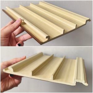 Panneaux muraux de revêtement extérieur en ASA co-extrudé de 170 mm de large, feuilles de toiture en PVC décoratives, panneaux en WPC plastique pour extérieur - Product Image 6