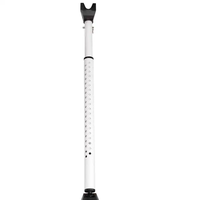 Barre de sécurité coulissante en acier satiné blanc, robuste et réglable, de qualité professionnelle, à prix bas, fabriquée par Smartoss
