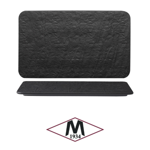 ถาดสี่เหลี่ยม M1934 สีดำลายหินอ่อน เอฟเฟคโต้พิเอตรา พอร์ซเลน ขนาด 25 x 15 ซม. อุปกรณ์จัดเลี้ยงโรงแรม ขายส่งภาชนะบนโต๊ะอาหาร - Product Image 4
