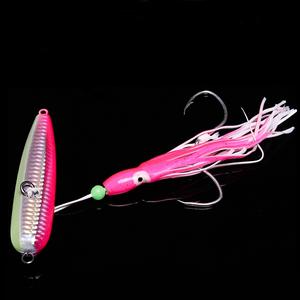 40-300g leurre pieuvre calmar, bateau de fond coulant lent métal Jig tête jupe crochet pêche en eau salée leurre Marlin appât <span class=keywords><strong>inchiku</strong></span> - Product Image 5