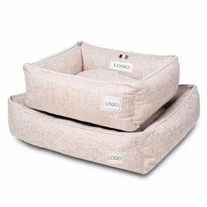 Tùy Chỉnh Bán Buôn Mềm Dog Bed Nhỏ Và Vừa Có Kích Thước Chó Kennel Có Thể Được Máy Giặt