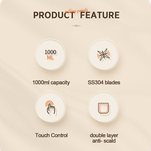 Mini High Speed Blender 0.9-1.2L Fully Automatic Multi Functional Soy Milk Maker Insulated No Washing Required - Product Image 5