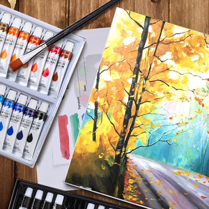 Bộ Tranh Nghệ Thuật Bán Buôn Bộ Sơn Acrylic Vải Bạt 100 Cotton Dùng Cho Tranh Vẽ - Product Image 5