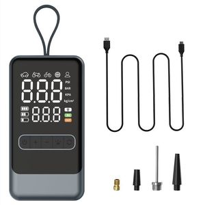 Portable Car Air <b>Pump</b> Mini Electric Tire Inflator LCD Display 72V Wireless Charging 25L Min Single Cylinder - Product Image 4