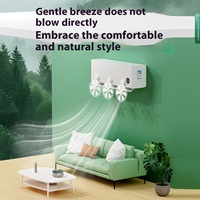 Déflecteur de vent universel pour climatiseurs fendus monté sur ventouse Anti-Direct Blowing Wall AC Dredger Air Outlet Wind