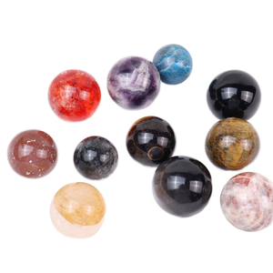 Kindfull Precio de fábrica Pulido a mano natural Forma redonda Esferas de bola de cristal Tendencia de moda para la decoración del hogar - Product Image 1