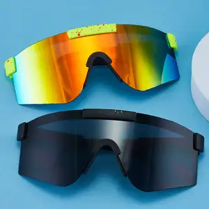 2023 Kosten günstige Fahrrads onnen brille Outdoor-Fahrrad marke Benutzer definiertes Logo Fahren Laufen UV400 Wind dichte PC Sport Sonnenbrille