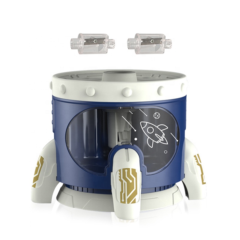 Samtoy электрическая косметика для детей, школьные канцелярские принадлежности, автоматическая точилка для карандашей с 2 сменными головками