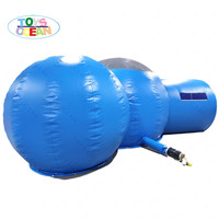 Tente de camping en plein air en PVC de haute qualité personnalisée en usine hôtel à bulles transparent maison à bulles gonflable avec toilettes