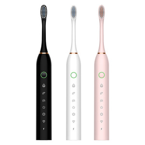 Spazzolino Elettrico Ionico per Adulti, Set da Coppia a Sei Velocità, Ricaricabile, Impermeabile IPX7, Portatile da Viaggio, Setole Morbide - Product Image 1