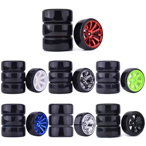 RC Parts 1/10 RC Drift Cars Wheel Hub Hard Pattern Tyre HSP Redcat Wltoys WPL Tamiya Traxxas RC Drift Car Accessories Toys