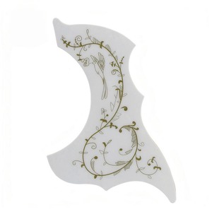 Akustikgitarren-Schlagbrett mit Blumen- und Vogelmuster, universelles dekoratives Schlagbrett, Musikinstrumentenzubehör im Großhandel - Product Image 3