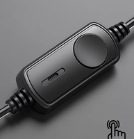 Écouteurs intra-auriculaires filaires FBI Air Tube, casque audio Type-C avec microphone, compatibles avec iPhone 7-14