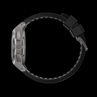 Montre de plongée à quartz STC-F04Q Sports Titanium Retro Chronograph Dial Sapphire Glass Super Luminous FKM Straps Watch
