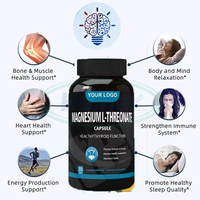 Capsules de Magnésium L-Thréonate 500mg pour le Cerveau, le Sommeil des Adultes et des Adolescents – Marque Privée OEM – Prix Compétitif