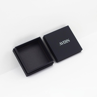 Boîte en papier pour emballage de bijoux, boîte cadeau avec tiroir magnétique, emballage de luxe avec logo personnalisé