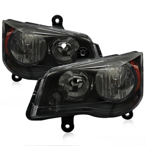 Phares pour 11-20 Dodge <span class=keywords><strong>Grand</strong></span> Caravan 08-16 Chrysler Town & Country lampes noires - Product Image 2