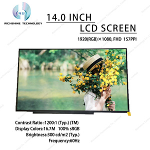 Écran LCD de remplacement pour ordinateur portable, flambant neuf, AUO B140HAN06.8, 14.0 pouces, IPS, EDP 30 broches, FHD 1920X1080, 100% SRGB, 60Hz, anti-reflet - Product Image 3