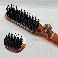 Peigne à cheveux pliable portable en nylon avec manche en plastique, brosse démêlante pour coiffure, vente chaude