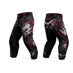 Customized <b>Paintball</b> Pants Skull Design Polyester Material Adjustable Waist Tear Resistant Compression Outdoor Games Protective - Product Image 6